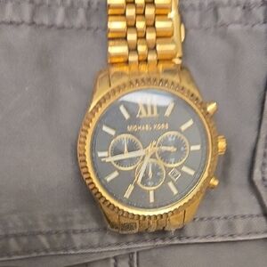 Michael Kors Gold and Black Watch